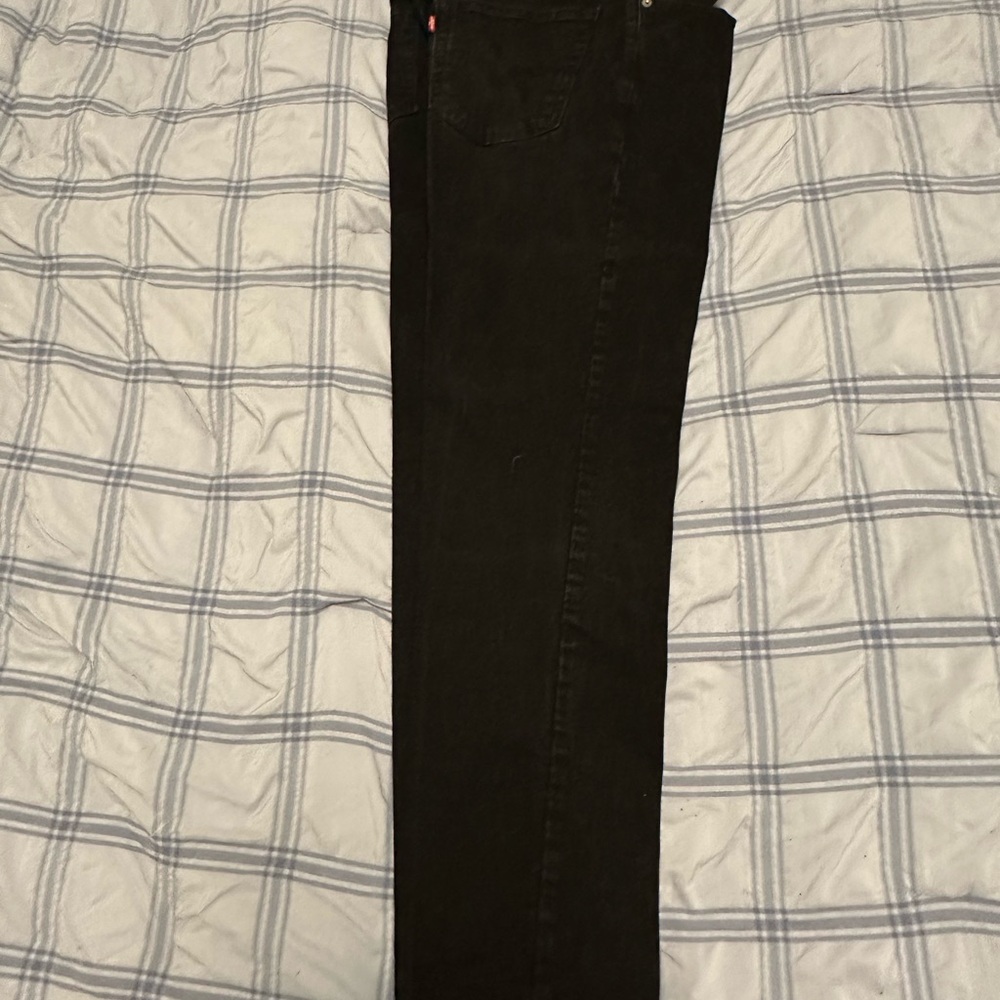 Levi's Men's Straight Jeans - Dark Black